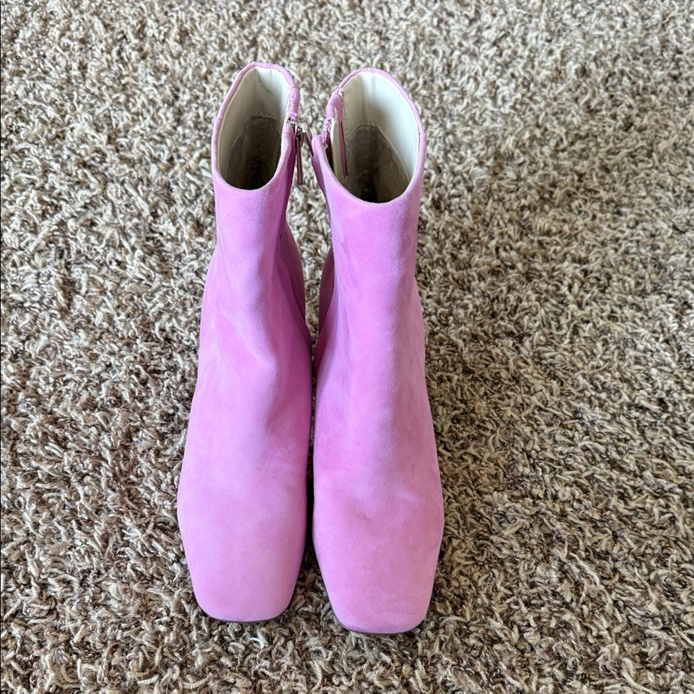Sam Edelman Pink Ankle Booties